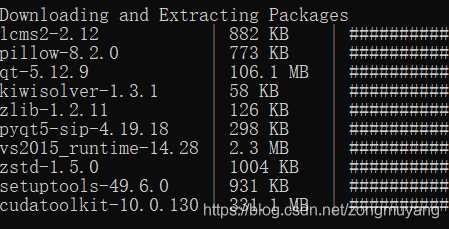 Anaconda Prompt运行environment.yml