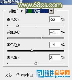 给树林逆光人物加上柔和的韩系淡褐色