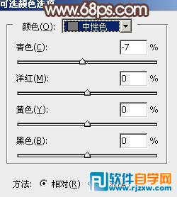 PhotoshopCS6给草原上的少女图片做成梦幻粉色晨雾效果