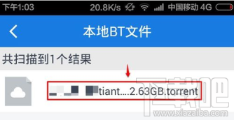 苹果手机百度云怎么打开bt种子文件