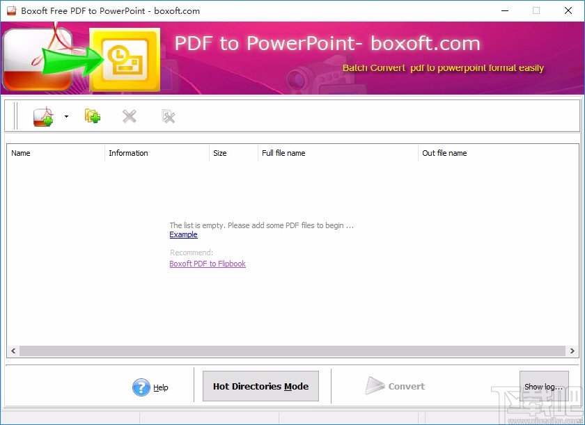 Boxoft Free PDF to PPT将PDF转为PPT的方法