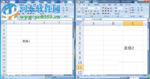 excel2007/2010设置不同文档窗口分离显示的方法