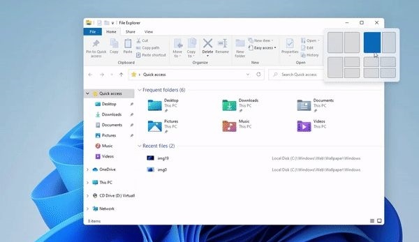 Windows11系统截图曝光 圆角设计及任务栏菜单等更舒适